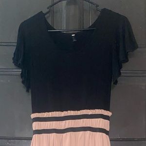 Maxi bell sleeve dress